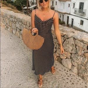 Polka Dot Zara slip dress